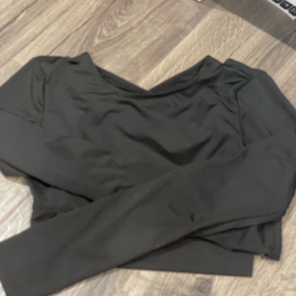 Black Long Sleeve Women's Top
